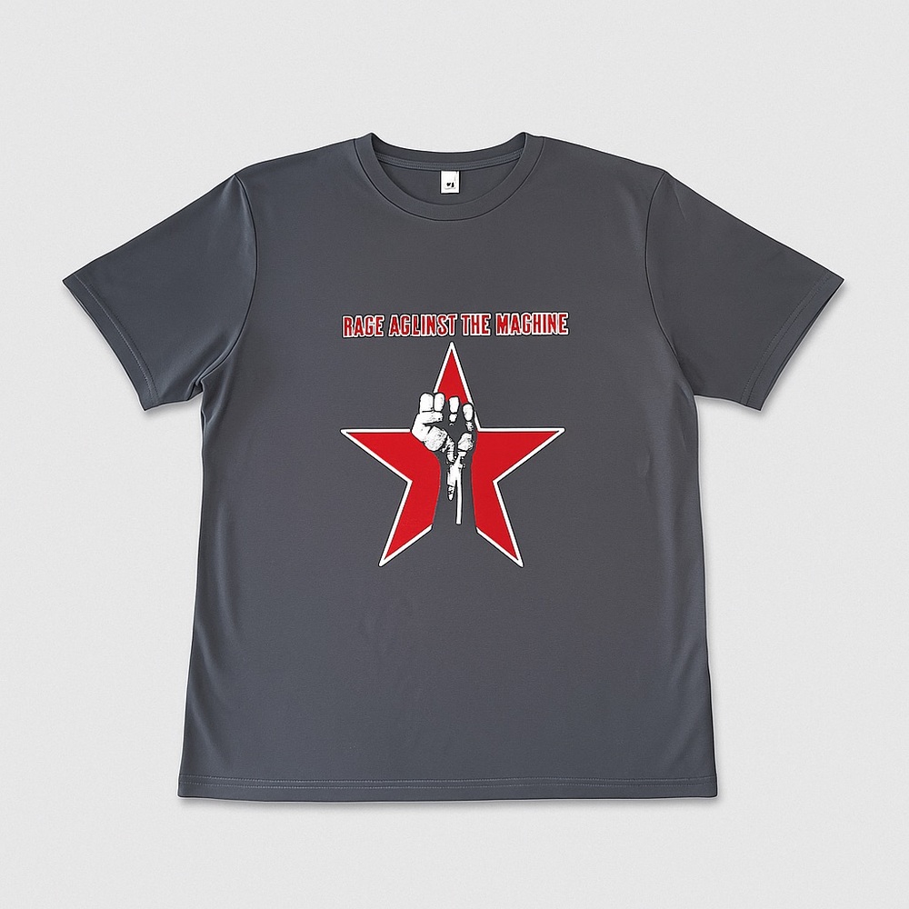 Rage Against the Machine Tee | Red Star Graphic | Size M